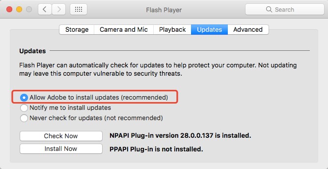 adobe flash player for mac new version